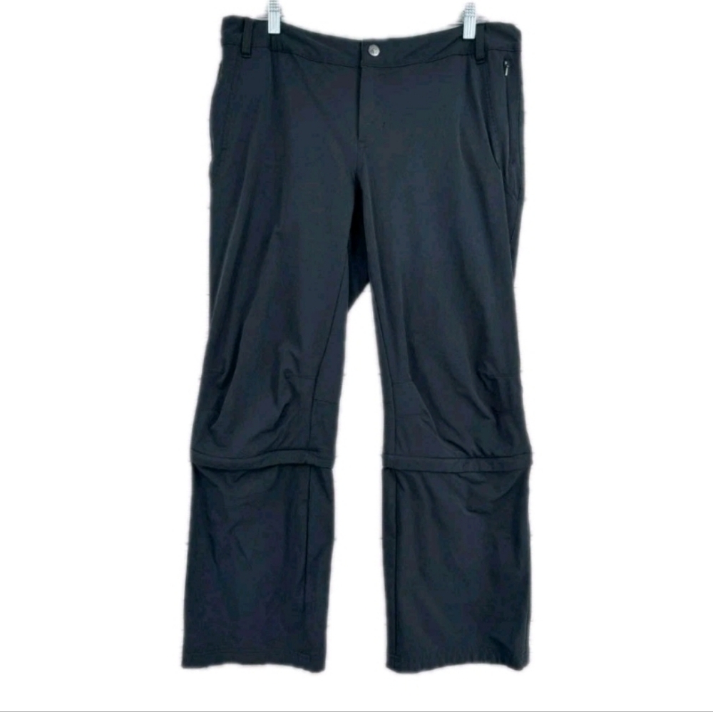 REI Womens Hiking Pants Size 4 Black Cinch Waist